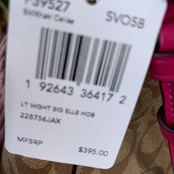 Gaby’sBags👜💕-NWT Coach Crossbody Pink/Khaki - Picture 8 of 8